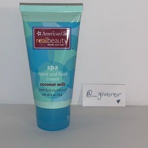 Coconut Milk Spa Hand & Foot Cream American Girl Real Beauty Bath & Body Works